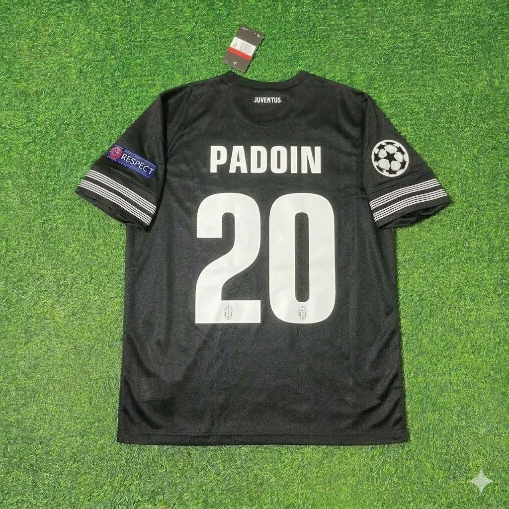 Simone Padoin 20- Juventus Home 2012 2013 Season Retro Football Jersey