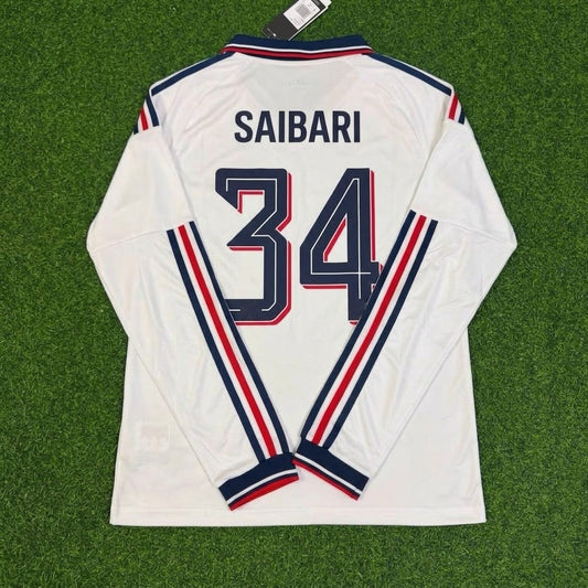 Ismael Saibari #34 Bayern Munchen 2027 Away Long Sleeve Football Jersey