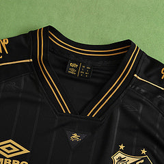 Santos FC Neymar Jr Charlie Brown Black Vintage Special Edition Neymar Jr. Football Jersey
