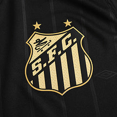 Santos FC Neymar Jr Charlie Brown Black Vintage Special Edition Neymar Jr. Football Jersey