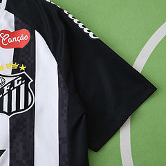 Santos FC Neymar Jr #10 2026 Black Football Jersey