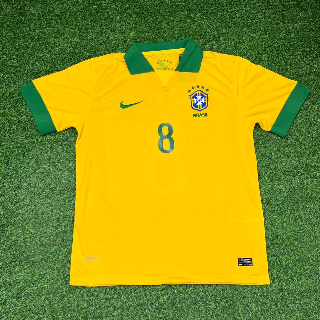 Sócrates Brazil Retro Home Yellow Football Jersey Collection