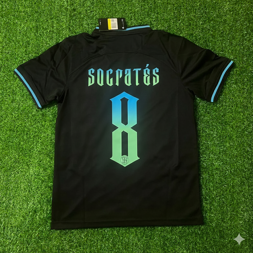 Socrates Brazil Retro Football Jersey