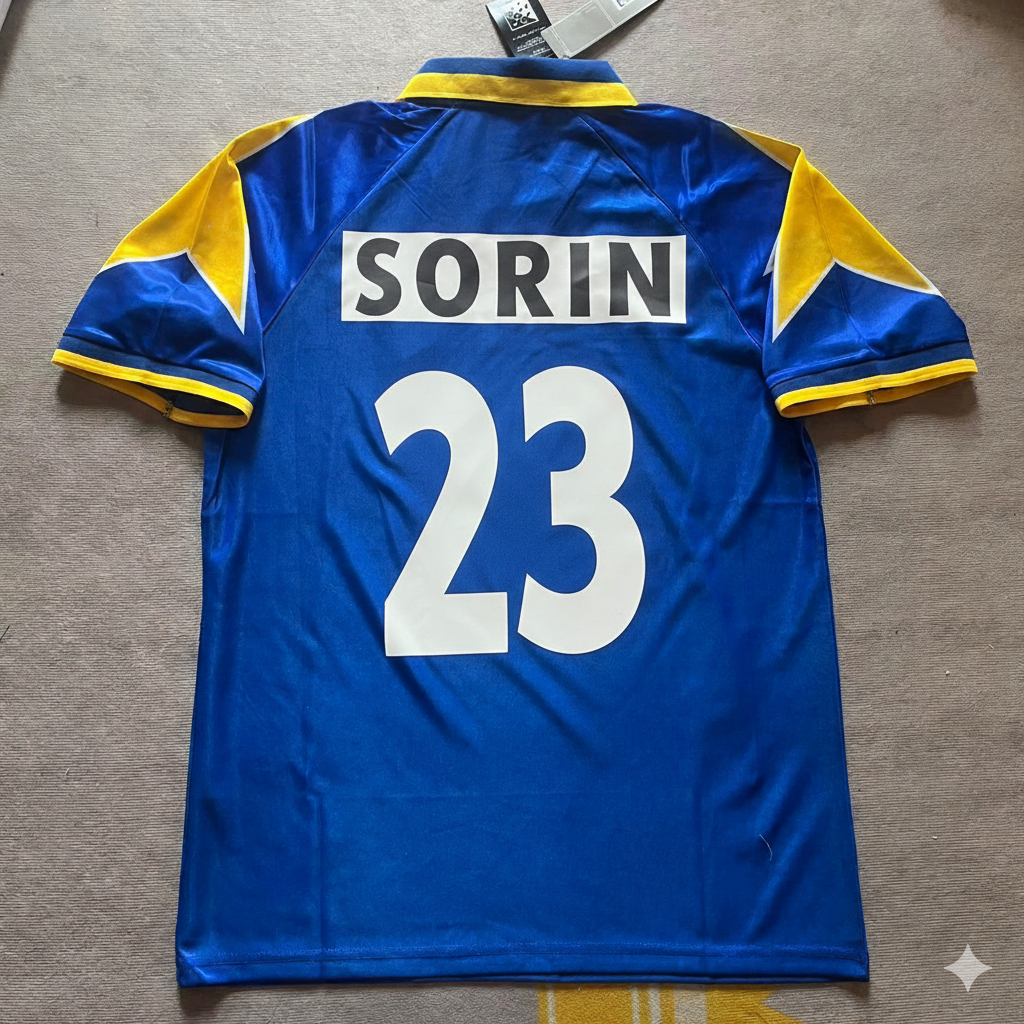 Juan Pablo Sorin 23 Juventus 1995 1997 Retro Football Jersey Kit