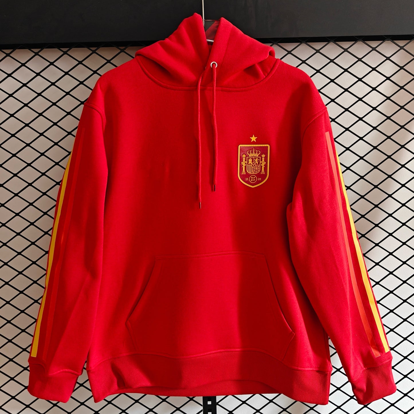 Spain - Hoodie Winter Fleece- Football Kapuzenpullover Paradise Edition