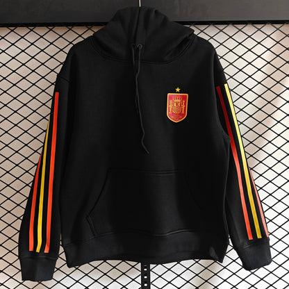 Spain - Hoodie Winter Fleece- Football Kapuzenpullover Paradise Edition