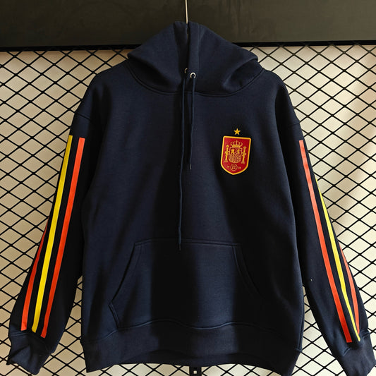 Spain - Hoodie Winter Fleece- Football Kapuzenpullover Paradise Edition