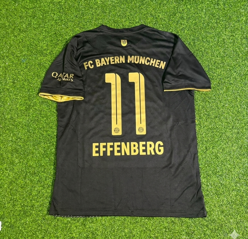 Stefan Effenberg Bayern Munich Away Football Jersey Kit