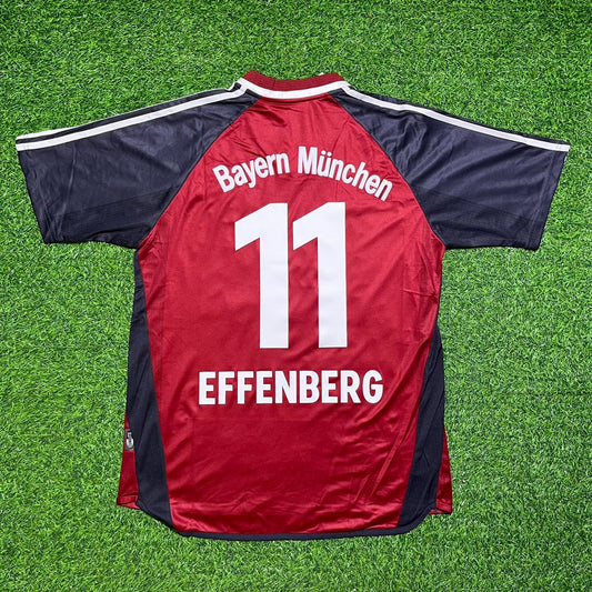 Stefan Effenberg Bayern Munich 2001-2002 Rot Retro Fussballtrikot Jersey