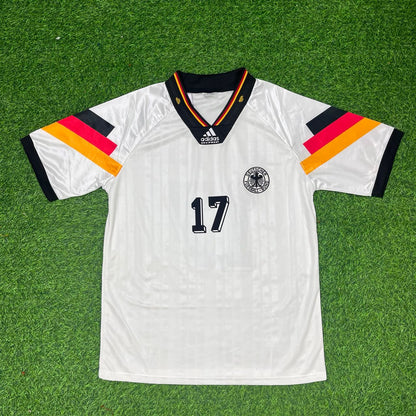 Stefan Effenberg Deutschland 1992 Retro Fußballtrikot Jersey
