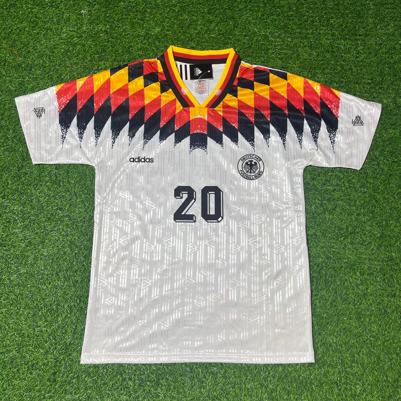 Germany World Cup 1994 Stefan Effenberg Deutschland Retro Football Jersey Kit