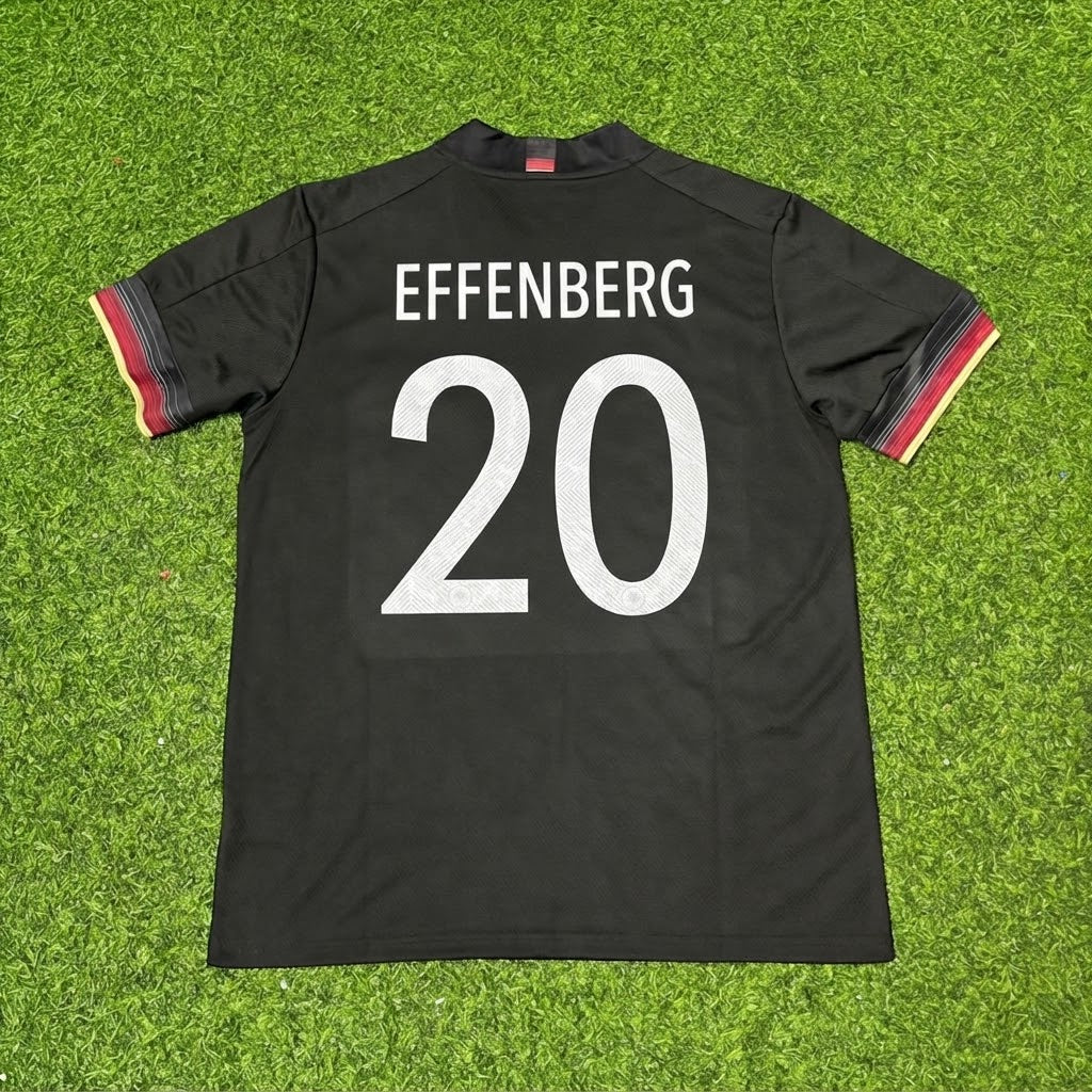 Stefan Effenberg #20 Germany Black Retro Football Jersey Paradise Edition