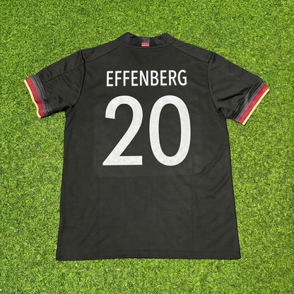 Stefan Effenberg #20 Germany Black Retro Football Jersey Paradise Edition