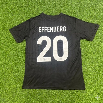 Stefan Effenberg Germany 125 Years Special Black Football Jersey Kit