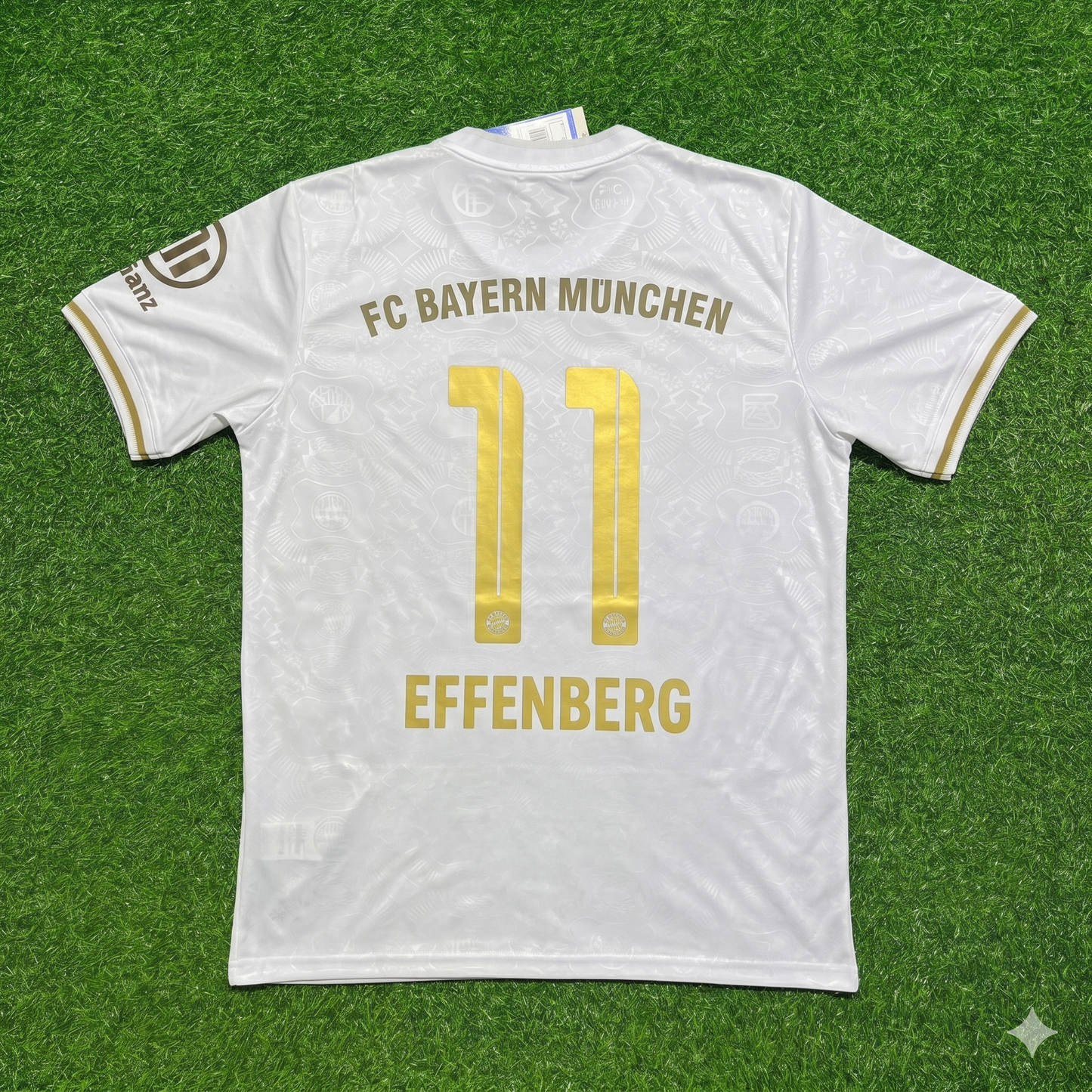 Stefan Effenberg #11 FC Bayern München 125 Years Anniversary Special-Edition White Football Jersey