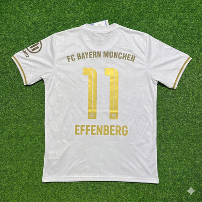 Stefan Effenberg #11 FC Bayern München 125 Years Anniversary Special-Edition White Football Jersey
