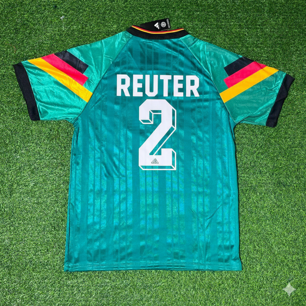 Stefan Reuter Germany Deutschland 1992 Football Jersey
