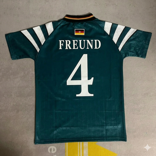 Germany EURO 1996 Steffen Freund Deutschland Retro Football Jersey