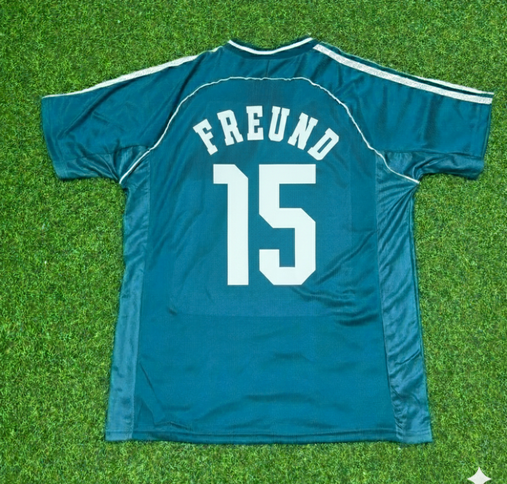 Germany World Cup 1998 Steffen Freund Away Retro Football Jersey