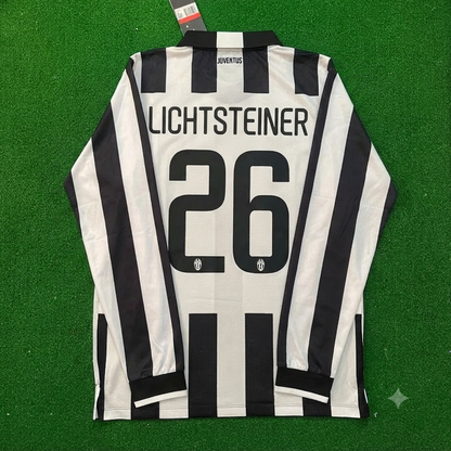 Stephan Lichtsteiner #26 Juventus 2014 2015 Retro Long Sleeve Football Jersey