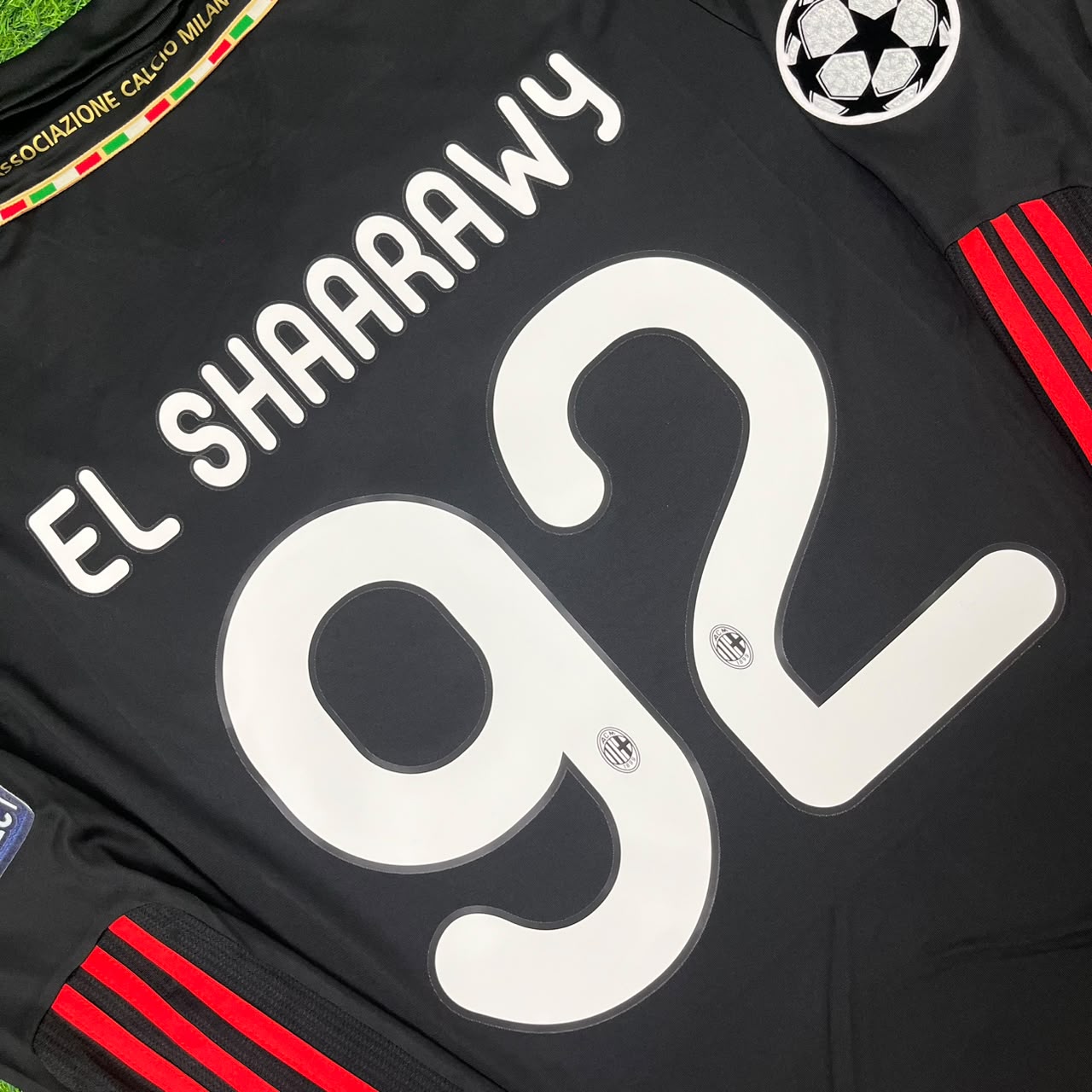 Stephen El Shaarawy AC Milan 2011/12 Red & Black Retro Football Jersey Collection