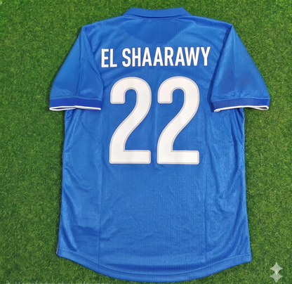 Stephen El Shaarawy Italy Home Blue Retro Football Jersey Kit