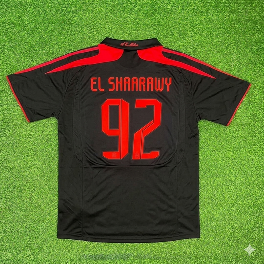 Stephen El Shaarawy AC Milan Black Retro Third Football Jersey Kit