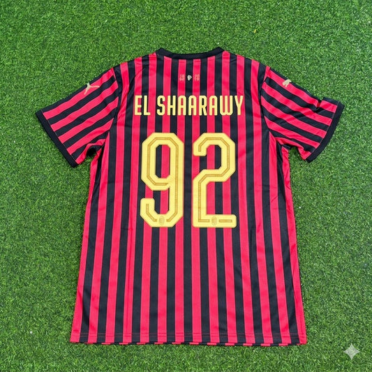 Stephen El Shaarawy AC Milan 120th Anniversary Special Golden Retro Football Jersey Kit