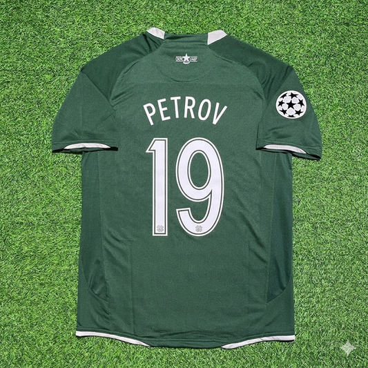 Stiliyan Petrov #19 Celtic Home Retro Football Jersey