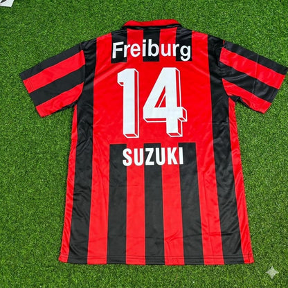 Yuito Suzuki SC Freiburg Retro Football Jersey Kit
