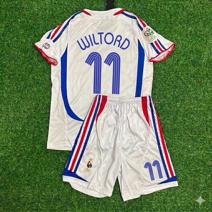 France World Cup 2006 Sylvain Wiltord #11 Retro Kids Kit