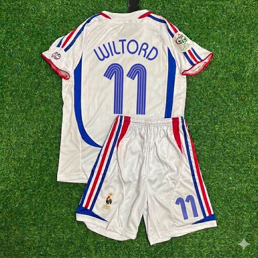 France World Cup 2006 Sylvain Wiltord #11 Retro Kids Kit