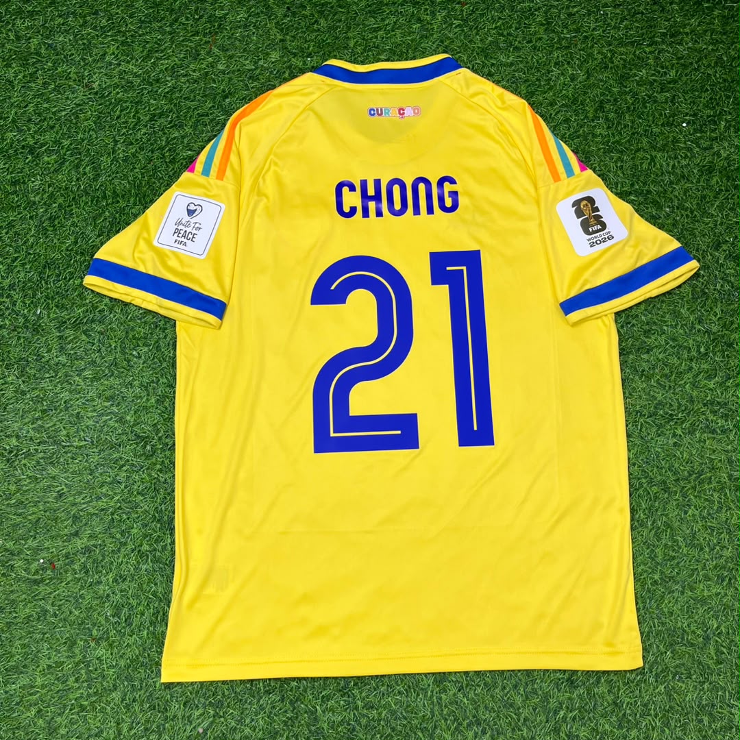 Tahith Chong Curaçao 2026 World Cup Football Jersey