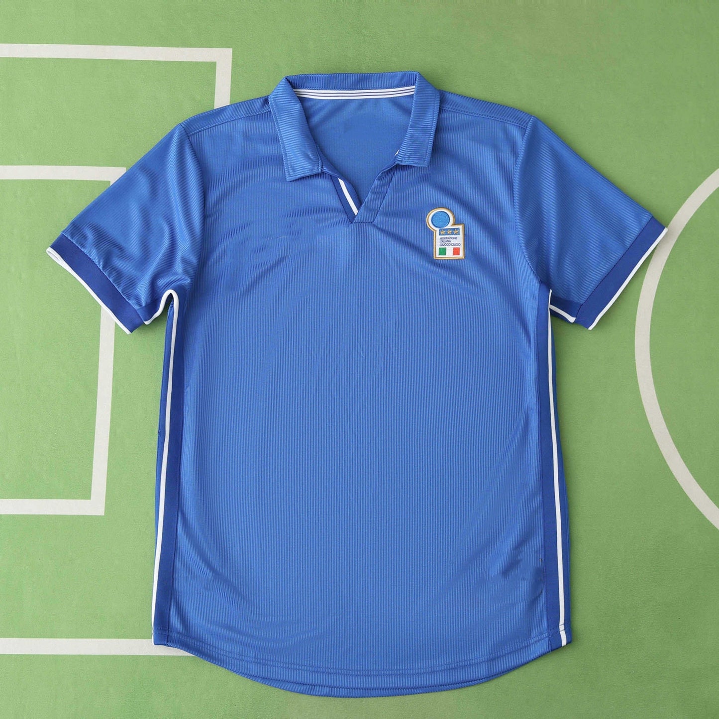 Italy 1998 Home Blue Retro Football Jersey Football