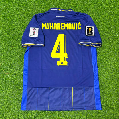 Bosnia and Herzegovina World Cup 2026 Tarik Muharemovic Blue Football Jersey