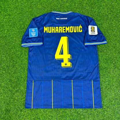 Bosnia and Herzegovina World Cup 2026 Tarik Muharemovic Blue Football Jersey