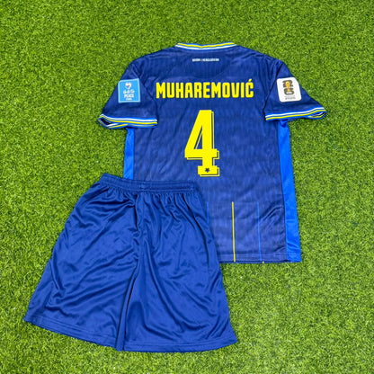 Tarik Muharemovic Bosnia and Herzegovina 2026 World Cup Blue Kids Football Jersey