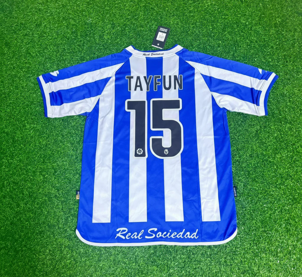 Tayfun Korkut Real Sociedad 2002/2003 Retro Fußballtrikot