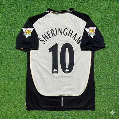 Teddy Sheringham #10 Manchester United 2001-2002 Reversible Retro Football Jersey