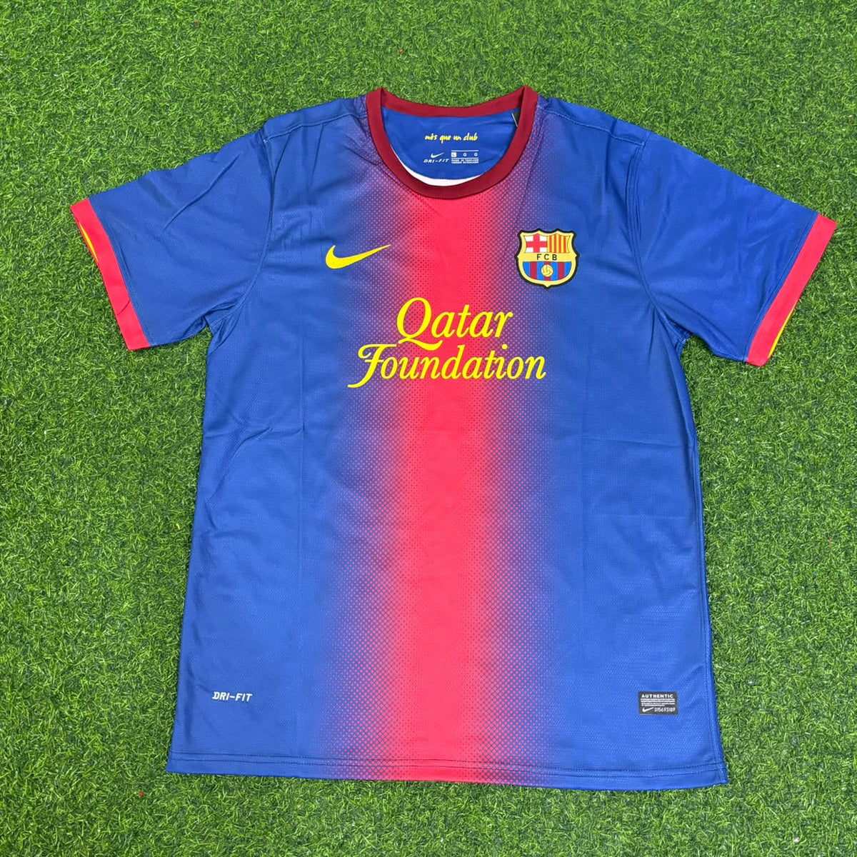 Thiago Alcantara Barcelona 2012/2013 Retro Home Football Jersey Kit