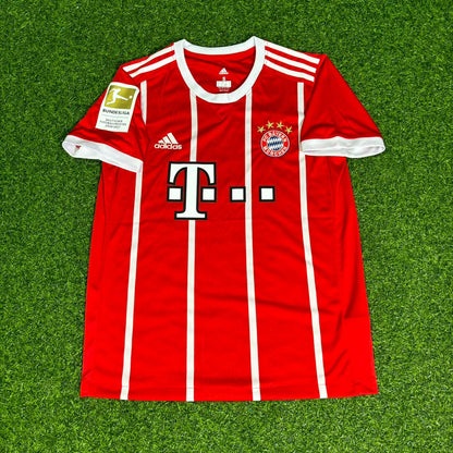Thiago Alcantara Bayern Munich 2017-2018 Retro Home Football Jersey
