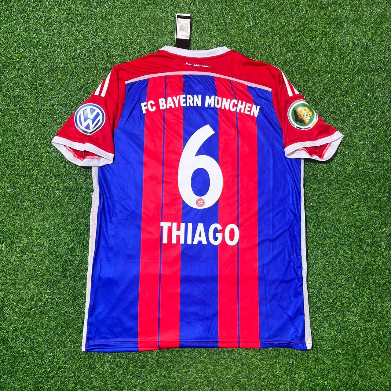 Thiago Alcantara Bayern Munich 2014-2015 Football Jersey Kit