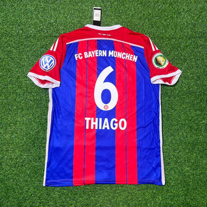 Thiago Alcantara Bayern Munich 2014-2015 Football Jersey Kit