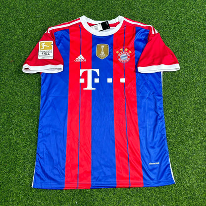 Thiago Alcantara #6 Bayern Munich 2014 2015 Home Retro Football Jersey