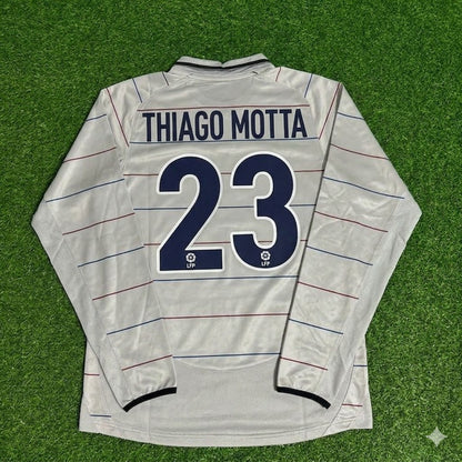 Thiago Motta #23 Barcelona 2003 2004 Away Long Sleeve Retro Football Jersey Collection
