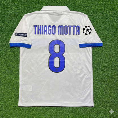 Thiago Motta Inter 2009/2010 White Retro Football Jersey Kit