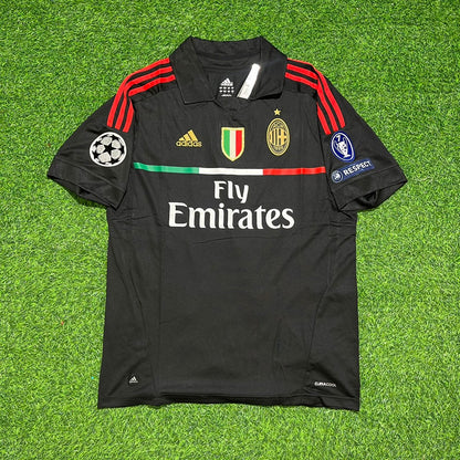 Thiago Silva 33 - Milan Third Kit 2011/12 Retro Football Jersey Kit