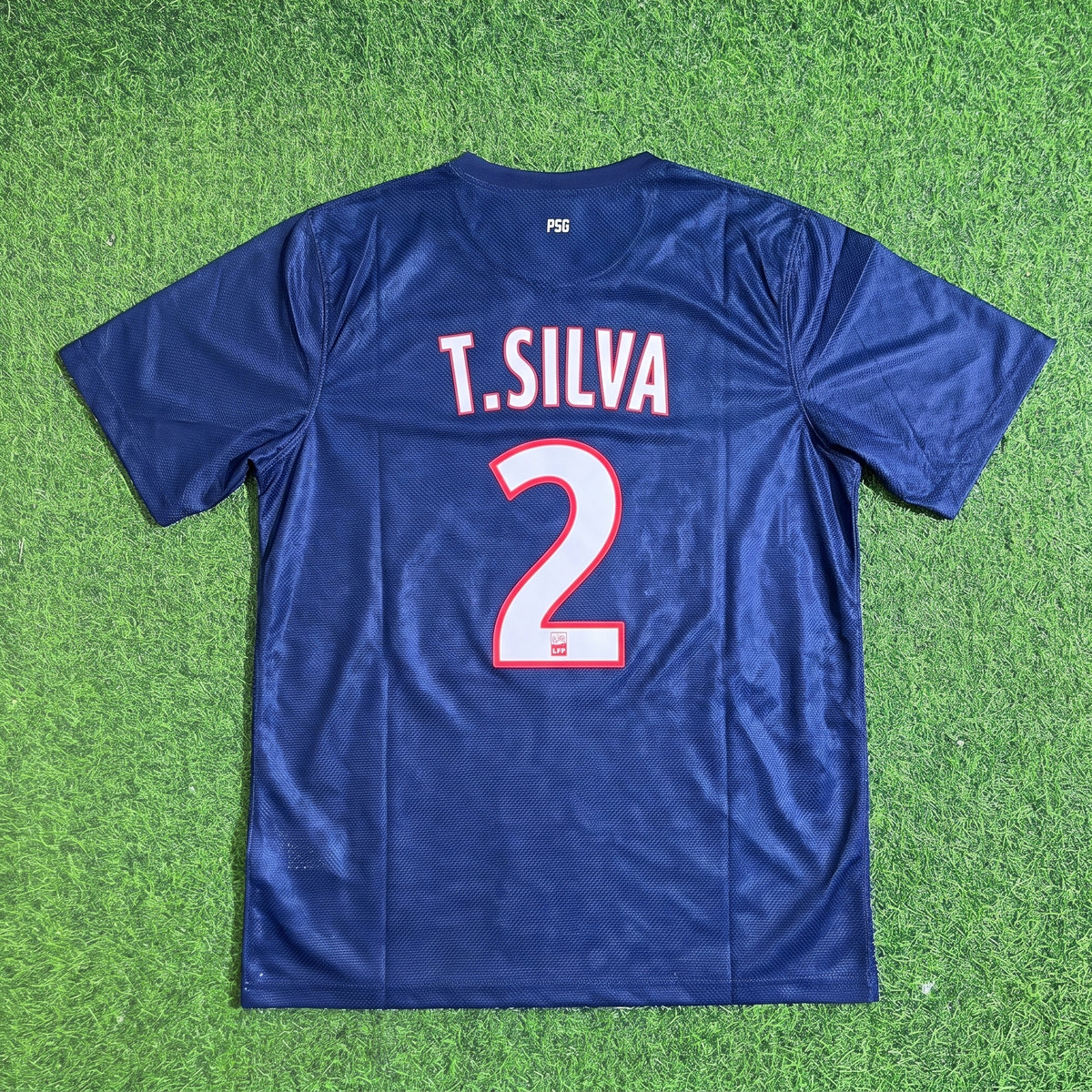Thiago Silva #2 PSG 2012/2013 Season Home Blue Retro Football Jersey Trikot Maillot