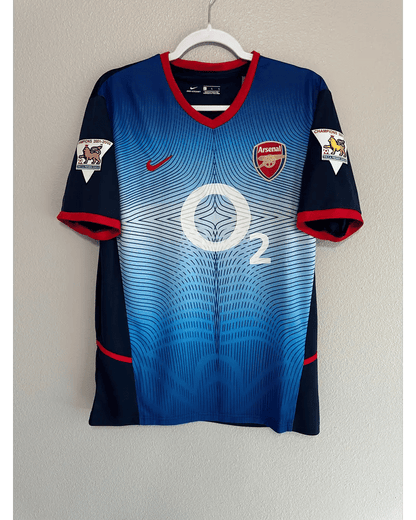 Thierry Henry Arsenal 2002 - 2003 o2 Retro Football Jersey Kit