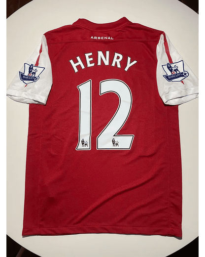 Thierry Henry Arsenal 2010 - 2011 Retro Football Jersey Kit